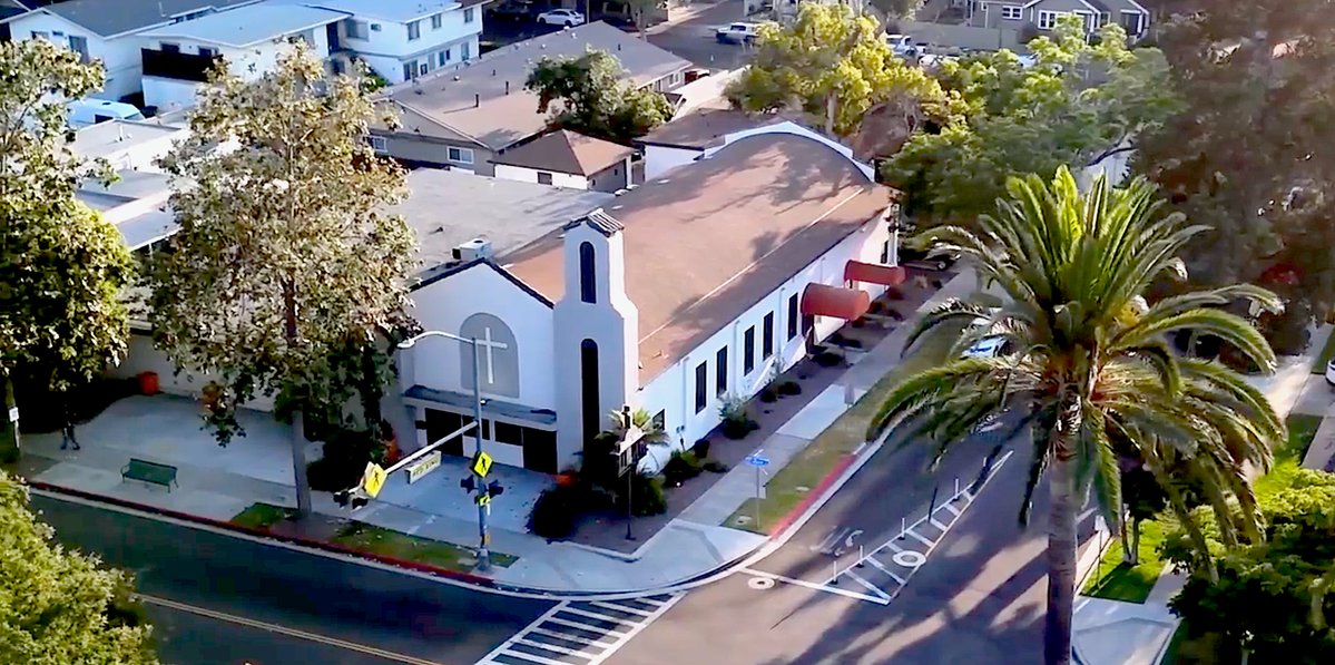 Aerial view of Orange, CA